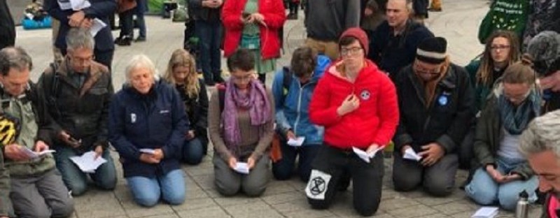 Group of people in Prayer